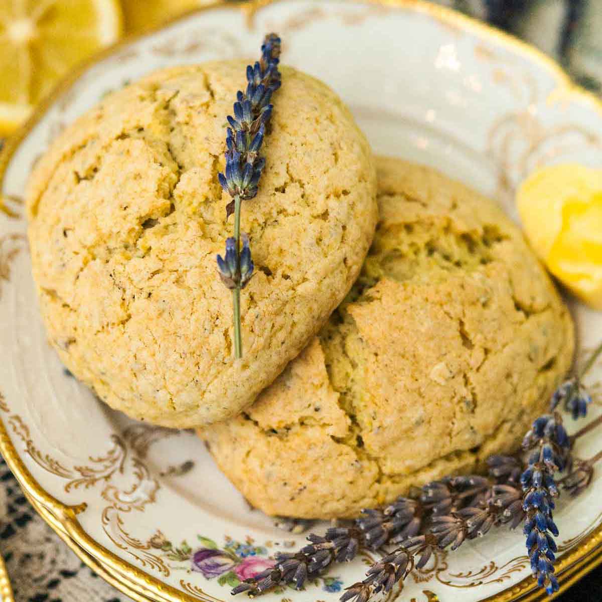 Lavender Lemon Scone