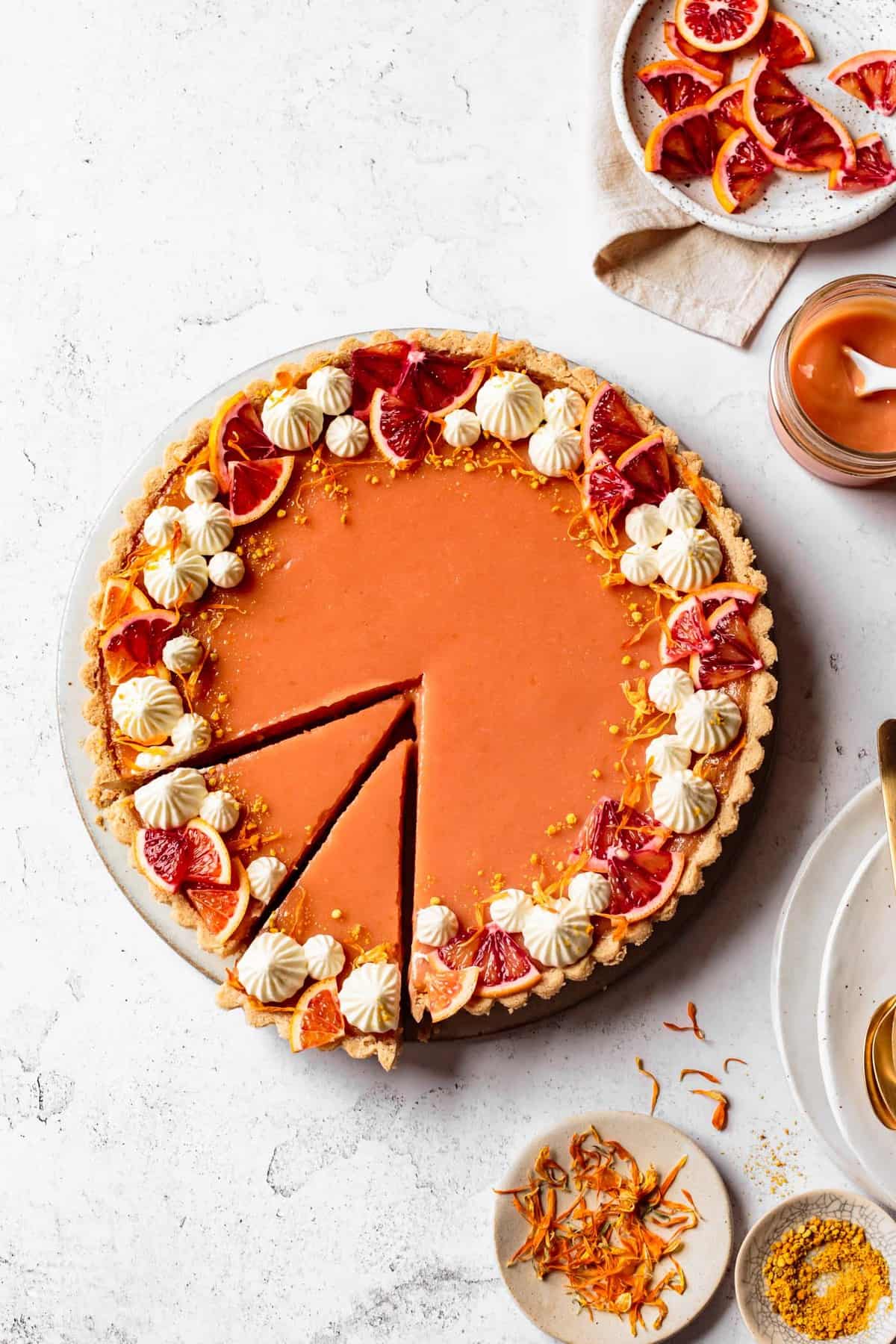 Orange Blossom Mini Tart