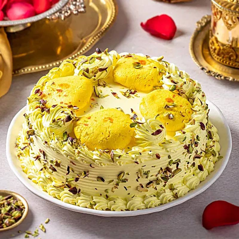 Rasmalai Cake
