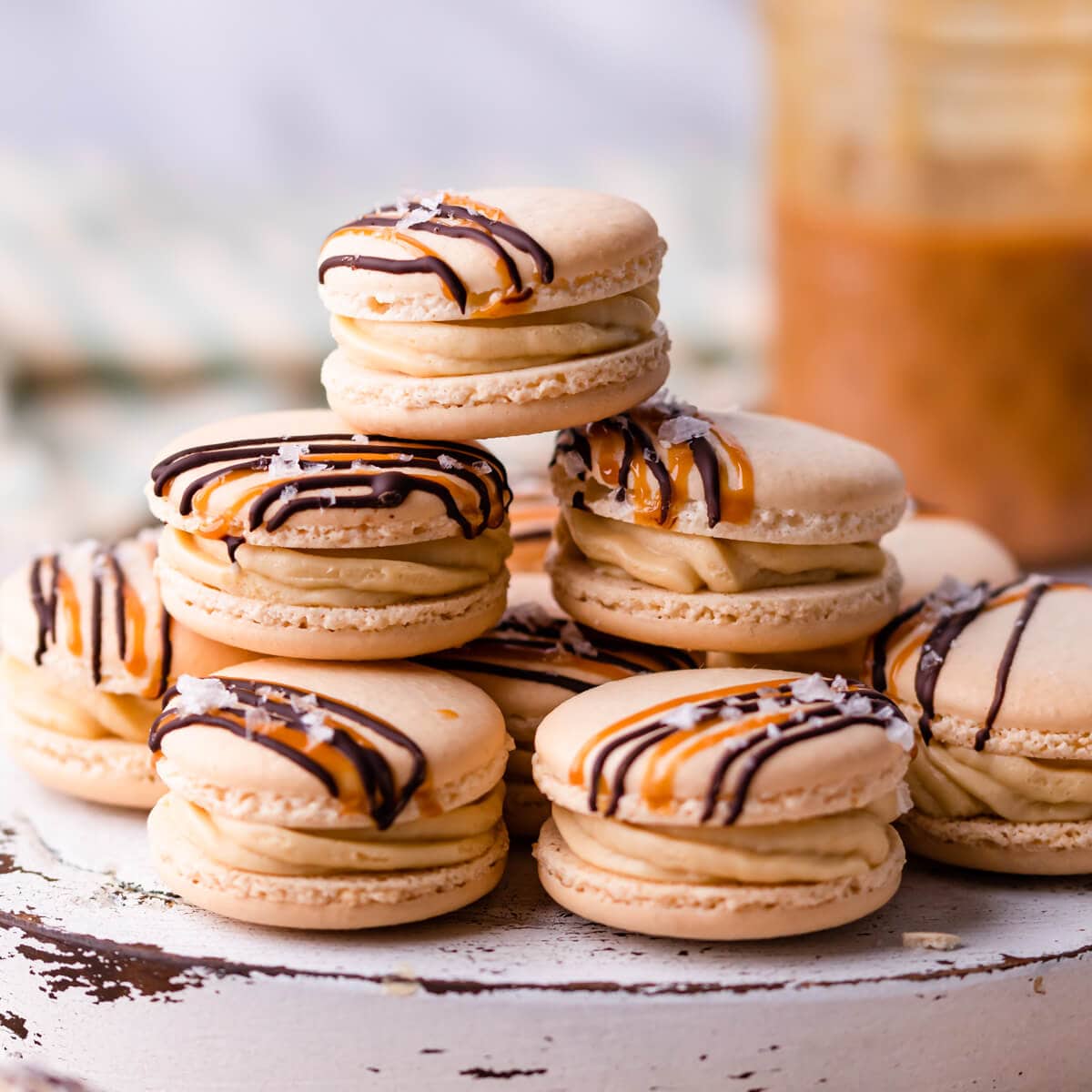 Salted Caramel Macarons